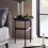 Franki Mirror Glass Lamp Table 1