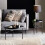 Franki Mirror Glass Lamp Table 5