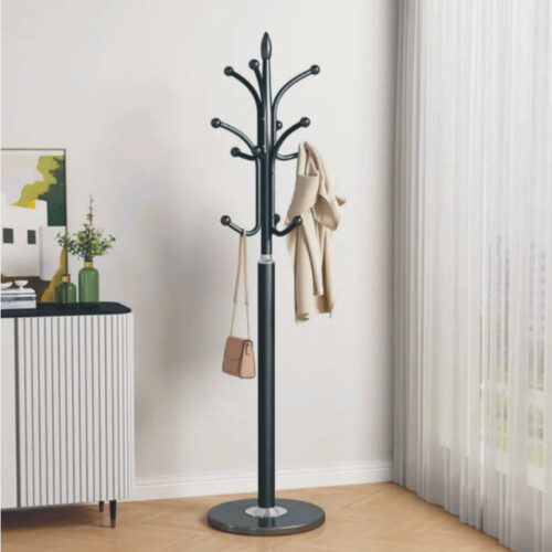 Hat Coat Stand Umbrella 12 Hooks Holder Rack 1