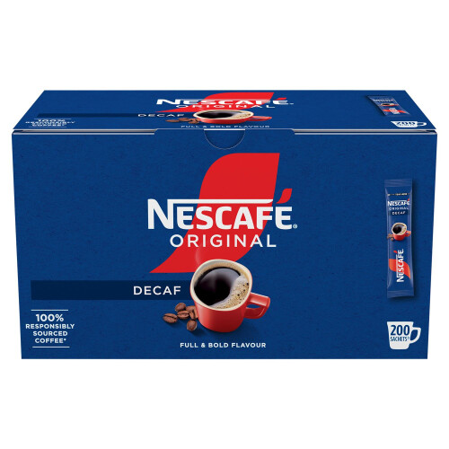 Nescafe Nescafe Original Decaffeinated Stick Packs 200 Sachets
