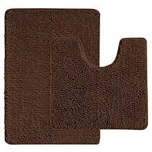 Ensemble de Tapis de Zone, Tapis Lavables en Machine, Taille de L'Ensemble de Tapis de Zone 50x80cm et 50x50cm, Tapis Absorbants Lavables