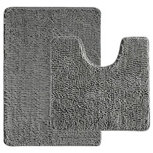 Ensemble de Tapis de Zone, Tapis Lavables en Machine, Taille de L'Ensemble de Tapis de 50x80cm et 50x50cm, Tapis Absorbants Lavables