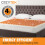 (Double 135x120cm) Cozytek Electric Blanket Polyester Underblanket 3 Heat Settings White 3