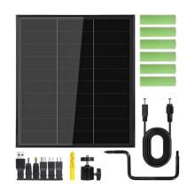 20W MPPT Solarpanel 12V/1A Batterieladegerät mit MPPT Controller IP67 für Meshtastic MeshCore Router WiFi Sicherheit