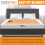 (King Size 165x137cm) Cozytek Electric Blanket Polyester Underblanket 3 Heat Settings White 9
