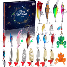 Adventskalender met visthema 2025, 24 dagen aftellen naar Kerstmis met een vislokmiddel, Adventskal