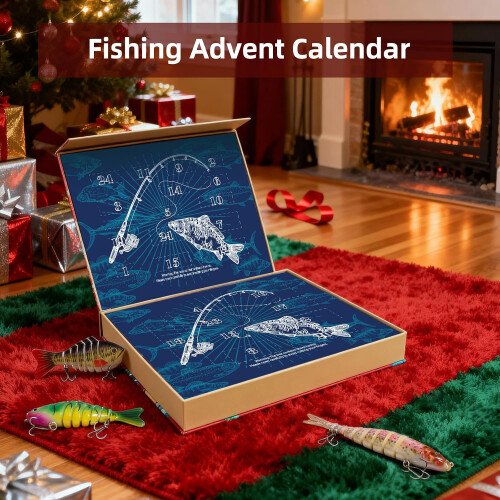 Adventskalender-Angelköder-Set – 24 Tage Countdown mit einzigartigen Ködern für Süß- und Salzwasser 2