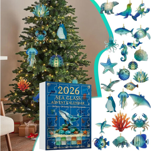 Στολίδι από Θαλάσσιο Γυαλί, Ημερολόγιο Advent, 24 1