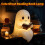 Halloween spook leeslamp, grappig spookbeeldje, verjaardagscadeau 3
