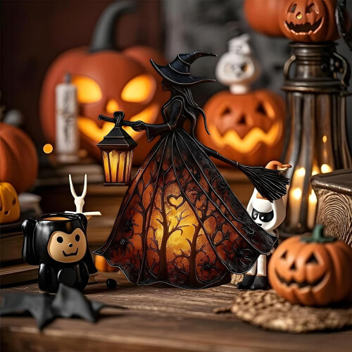 Λάμπα μάγισσας για το Halloween, νυχτικό φως LED 2
