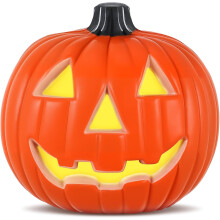 Halloween-kurpitsavalot, kurpitsalyhdyt, vintage-halloween-koristeet, klassinen muovinen kurpitsapatsas, valaise pöytäk