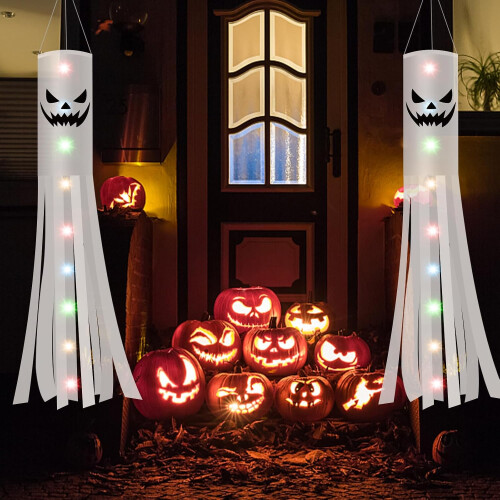 Σημαία αντιανεμικών 180cm με φάντασμα Halloween μ