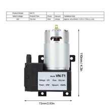 Bomba de Vácuo VN T1 Micro-Tipo , Peças Mecânicas, Acessório Industrial de Baixo Ruído, 12V