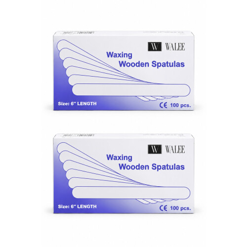 WALEE Waxing  Spatulas 100PCS IN 1 (PACK OF 2)
