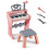 Pinkes Kinderkeyboard mit 25 Tasten, Hocker und Mikrofon 2