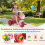 Dreirad für Kleinkinder mit eingeschränkter Lenkung, rosa, ergonomischer Sitz 4