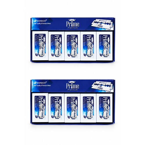 Dorco Prime Platinum Double-Edged Blades(Pack of 2