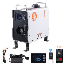 SucceBuy Chauffage Diesel 2KW, 12V/24V, avec Télécommande, Écran LCD et Alarme CO, pour Véhicule et Extérieur