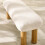 Freya White Boucle Upholstered Low Bench 6