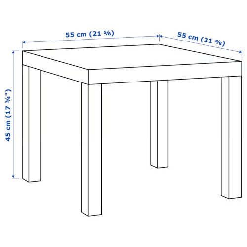 IKEA LACK Side Table 55x55 cm 2