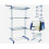 3 Tier Clothes Drying Rack Airer with Wheels 3
