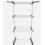 3 Tier Clothes Drying Rack Airer with Wheels 4