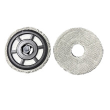 4PCS Mop Pad Plate and Mop Pads for   415X/ 415 Combo Vacuum Cleane Parts Replacement Mop Tray Part