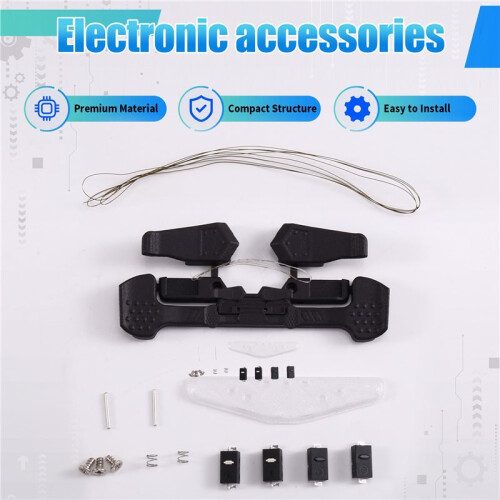 For DS4/PS4 Dse Shoulder Key Carbon Fiber Shoulder Buttons Magnetic DIY Controller Custom 1