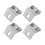 4Pcs Solar Panel Clamp Trapezoidal Roof Mounting Bracket PV Panel Fixing Clip for PV Modules Rail-Free Systems 2