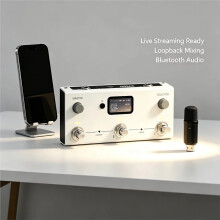 MOSAIC 3-Schalter Gitarre Multi-Effekt Prozessor 44,1kHz 24bit 30 Verstärker 30 IRs 7,5H Batterie USB-C Audio