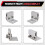4Pcs Solar Panel Clamp Trapezoidal Roof Mounting Bracket PV Panel Fixing Clip for PV Modules Rail-Free Systems 8
