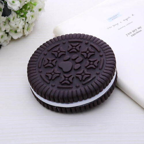 Interactive Squeaky Dog Chew Toy – Durable Rubber Cookie-Shaped Teether for Dental Cleaning 1