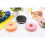 Interactive Squeaky Dog Chew Toy – Durable Rubber Cookie-Shaped Teether for Dental Cleaning 3