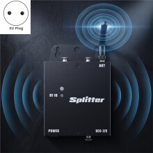 2-Wege Verteiler Drahtlos DMX Splitter 3Pin XLR Separater Dmx mit 1 Eingangssignalverstärker-System für LED-Bühne EU STECKER