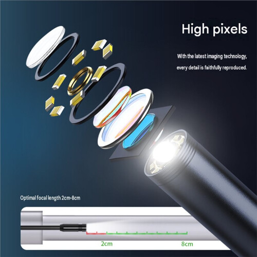 Phone Direct Connect Industrial Endoscope for IOS/Type-C/Android Borescope Inspection Camera 2