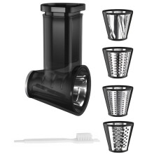 Slicer Shredder Attachments for Stand Mixer - 4 Professional Blades for Grating & Slicing