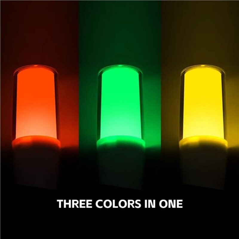 3-Color LED Signal Light AC220V Constant Light Alarm Indicator Light ...