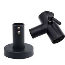Soporte de Pared Extendido de 50 mm para Riel de Ducha (con Deslizador de 3 Vías) - Hardware de Montaje en Pared para Duchas de Baño