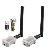 MicoAir LR24-F Módulo de Telemetría de Radio LoRa 2.4G 10KM con Potencia de Transmisión de 500Mw para Pixhawk Ardupilot PX4 Modelo FPV