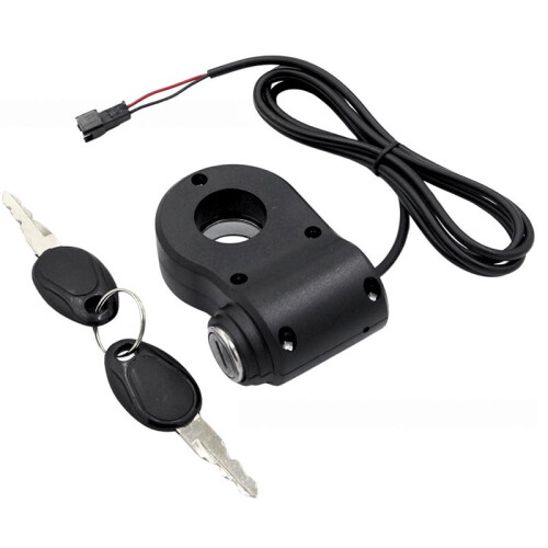 Waterproof Twist Throttle Grip Kit with Key Lock  - Throttle Assembly for Electric Scooter Replacement 1