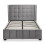 Gatsby 150cm King Bed - Light Grey 6