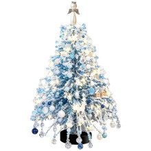 Handmade DIY Beaded Christmas Tree Making Kit Plastic Set with Colorful Beads and Ligh, Tabletop Decor (Winter)