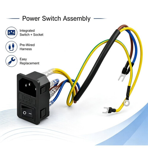 For  A2L Power  Assembly 3D Printer Integrated  / Socket and Easy to Install 3D Printer Parts 1