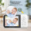 Monitor de Bebê com Câmera de 3,2 Polegadas, Áudio Bidirecional, Sensor de Temperatura,  2X, Lembrete de Alimentação, Plugue EU 5