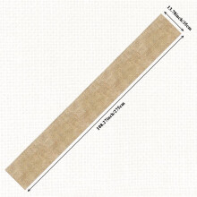 6 Pcs Burlap Print Table Runners Disposable Table Runner for Farm Western Farmhouse Rustic Birthday Party Supplies