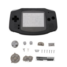 For Game Boy Full Housing Shell Kit DIY Casing Clear Replacement Shell Full Housing Cover with Buttons A