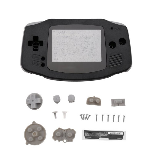 For Game Boy  Full Housing Shell Kit DIY Casing Clear Replacement Shell Full Housing Cover with Buttons A