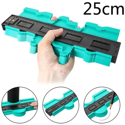 Shape Profile Copier, 10-Inch Profile Measuring Tool for Tile, Composite Flooring, and Plastic Profile Copier As Shown 1