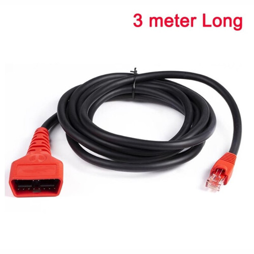 ENET Crystal  3-Meter-Kabel für  Brush Hidden Data Tool - OBDII-Stecker 1