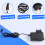 5.1-Kanal Digital-Analog- AC3 Audio Digital-Analog Optisch Koaxial SPDIF 3,5 mm AUX auf 6 RCA Decoder EU 5